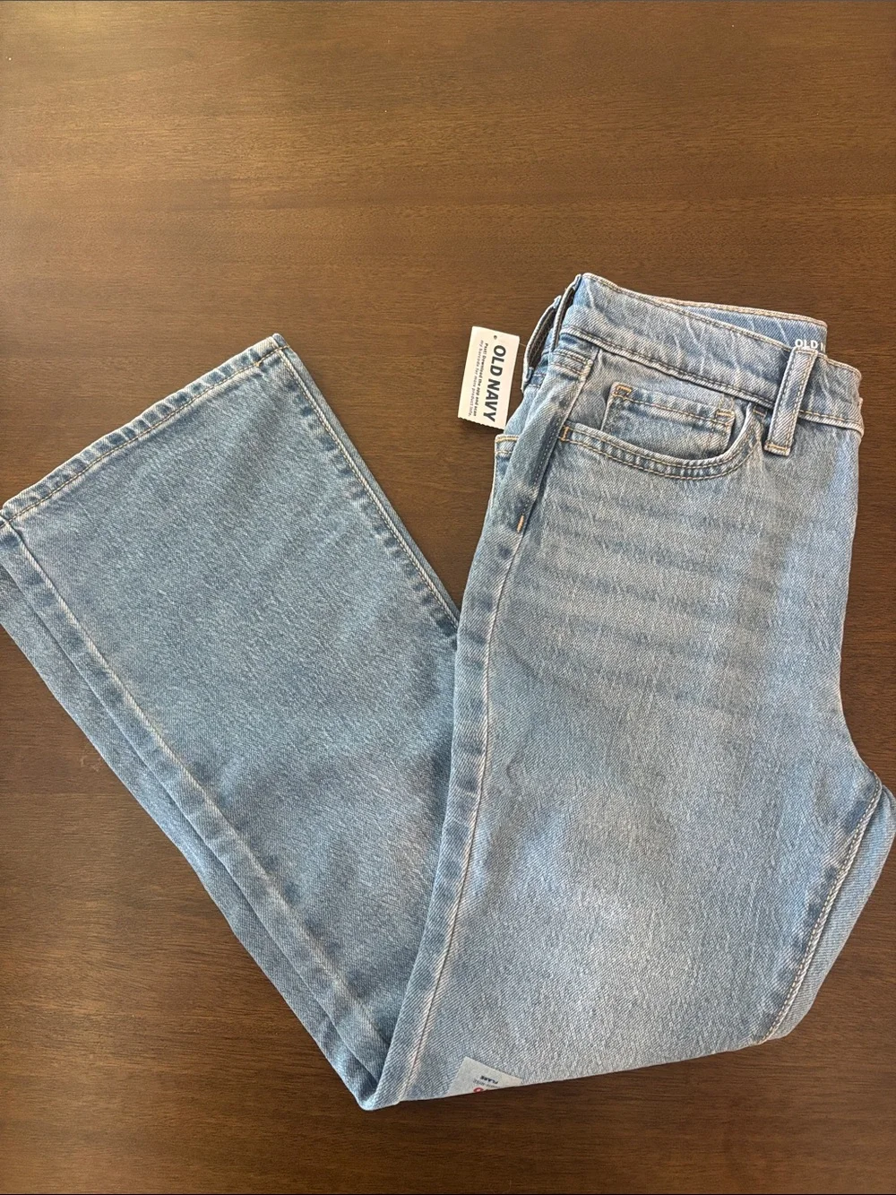 Old Navy Light Blue Flare Jeans